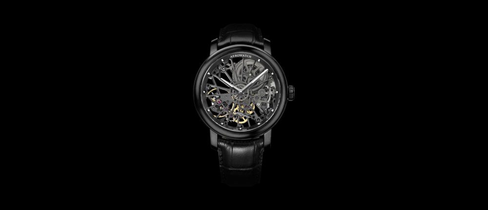 AEROWATCH 50981 NO17 RENAISSANCE SKELETON COBWEB