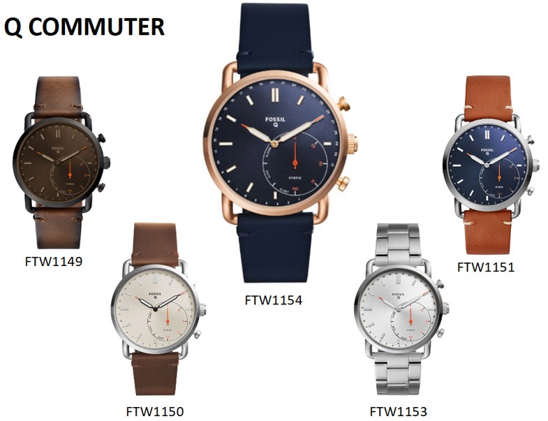 Fossil-Q Commuter zegarki hybrydowe męskie